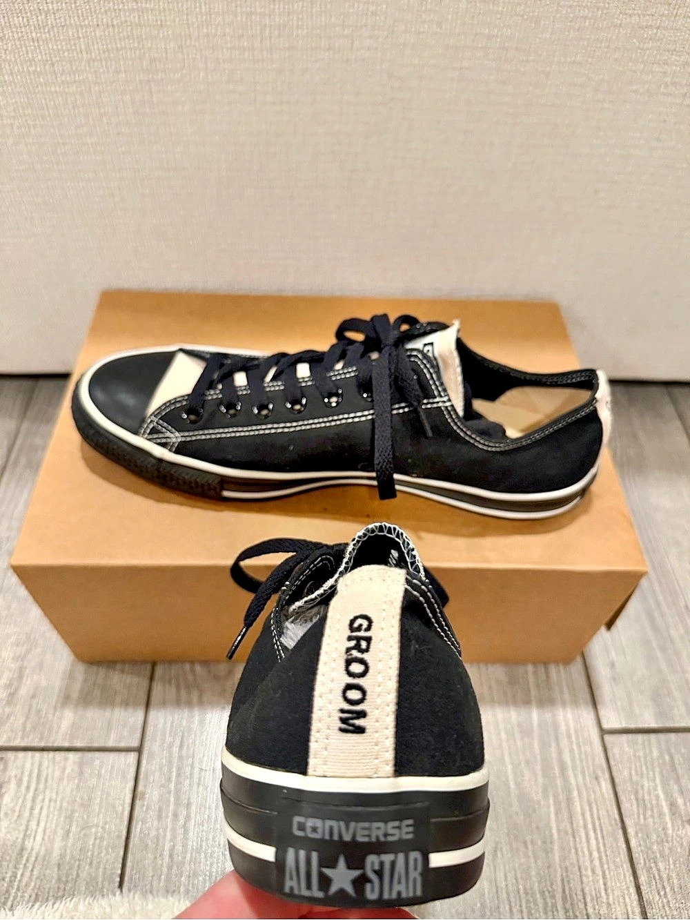 Converse Chuck Taylor βGroomβ Low Black/Cream